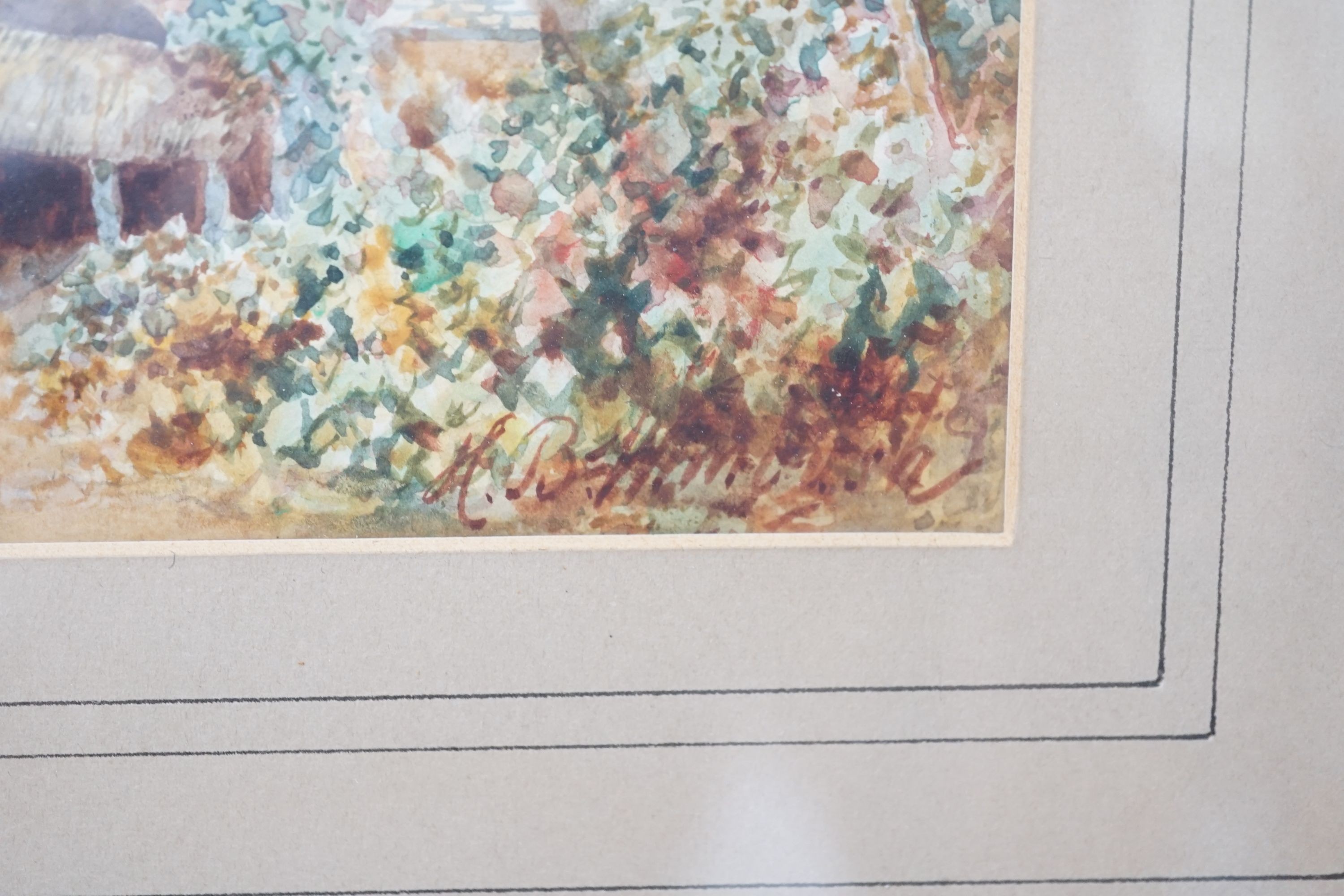 Henry H. Wimbush (fl.1881—1904), View At St. Mawes near Falmouth, watercolour, signed, 18 x 28cm